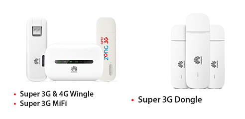 Zong 3G internet Devices
