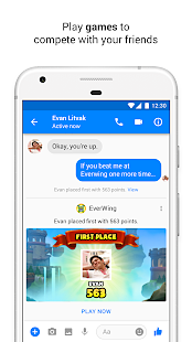 FB Messenger Games features
