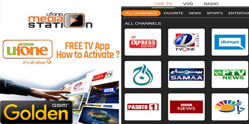 Ufone FREE TV App – How to Activate ? Ufone FREE TV App - How to Activate